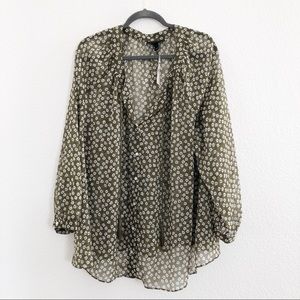 Lane Bryant Sheer Boho Top